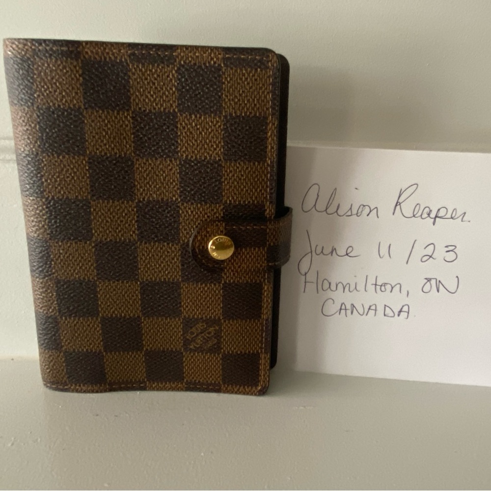 Louis Vuitton Agenda PM in Damier Ebene